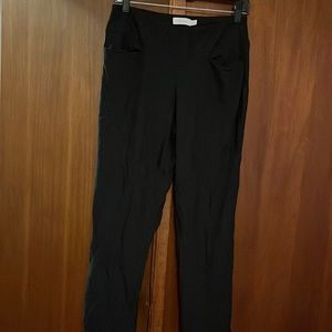 Cropped black golf pants